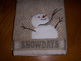 Snowman Hand Towel